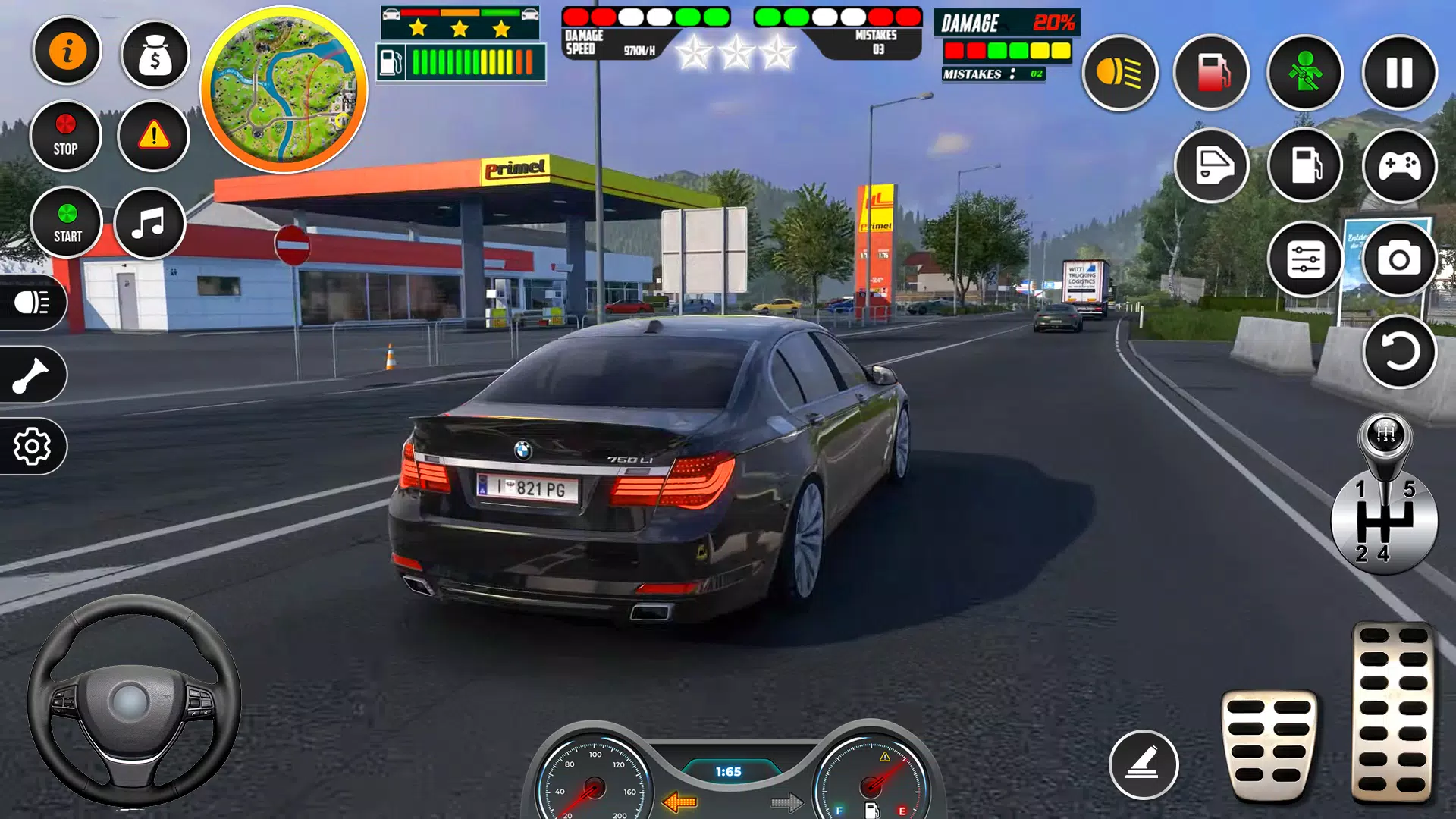 Classic Car Drive Parking Game ဖန်သားပြင်ဓာတ်ပုံ 3