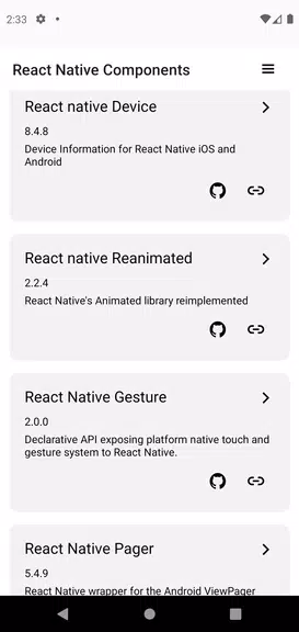 Expo & React Native components Capture d'écran 1