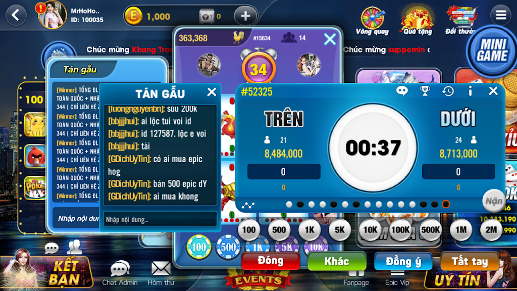 Epic JackPot: Đại gia Game bai Club ภาพหน้าจอ 3