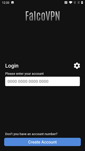 FalcoVPN スクリーンショット 1