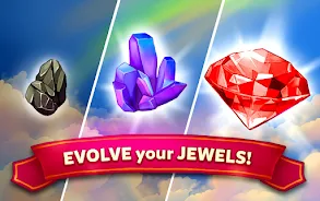 Merge Jewels: Gems Merger Game Ảnh chụp màn hình 2