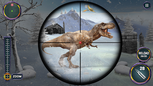 Dino Hunter Sniper 3d: Dinosaur Free FPS Shooting Screenshot 0