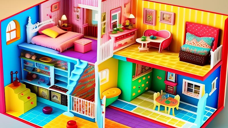 Schermata Doll House Design Doll Games 0