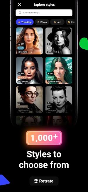 Retrato AIMod APK Premium freigeschaltet