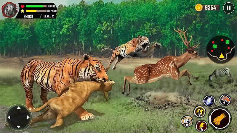 Tiger Simulator 3D Animal Game Screenshot 0