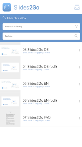 Slides2Go Capture d'écran 1
