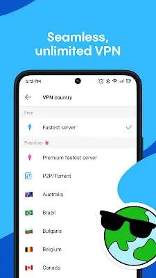 Aloha Browser + Private VPN Tangkapan skrin 1