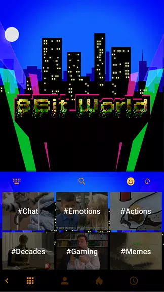 Schermata bitworld Keyboard Theme 2