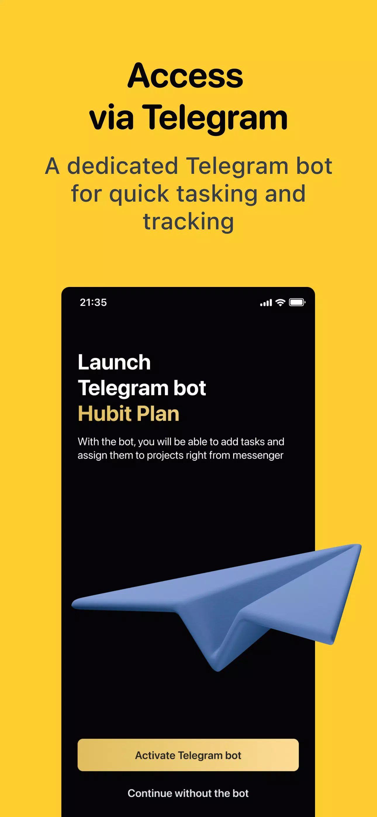 Hubit Plan: task manager स्क्रीनशॉट 0