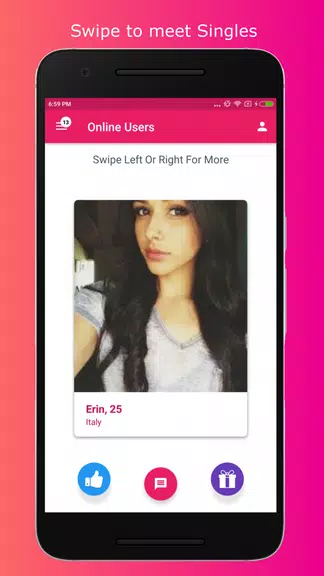 Stranger Chat And Date - Online Random Chat Rooms ဖန်သားပြင်ဓာတ်ပုံ 1