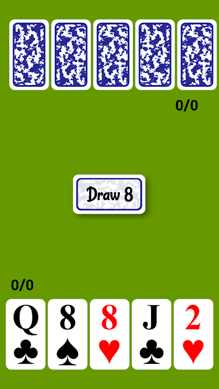 Five Card Draw ภาพหน้าจอ 1