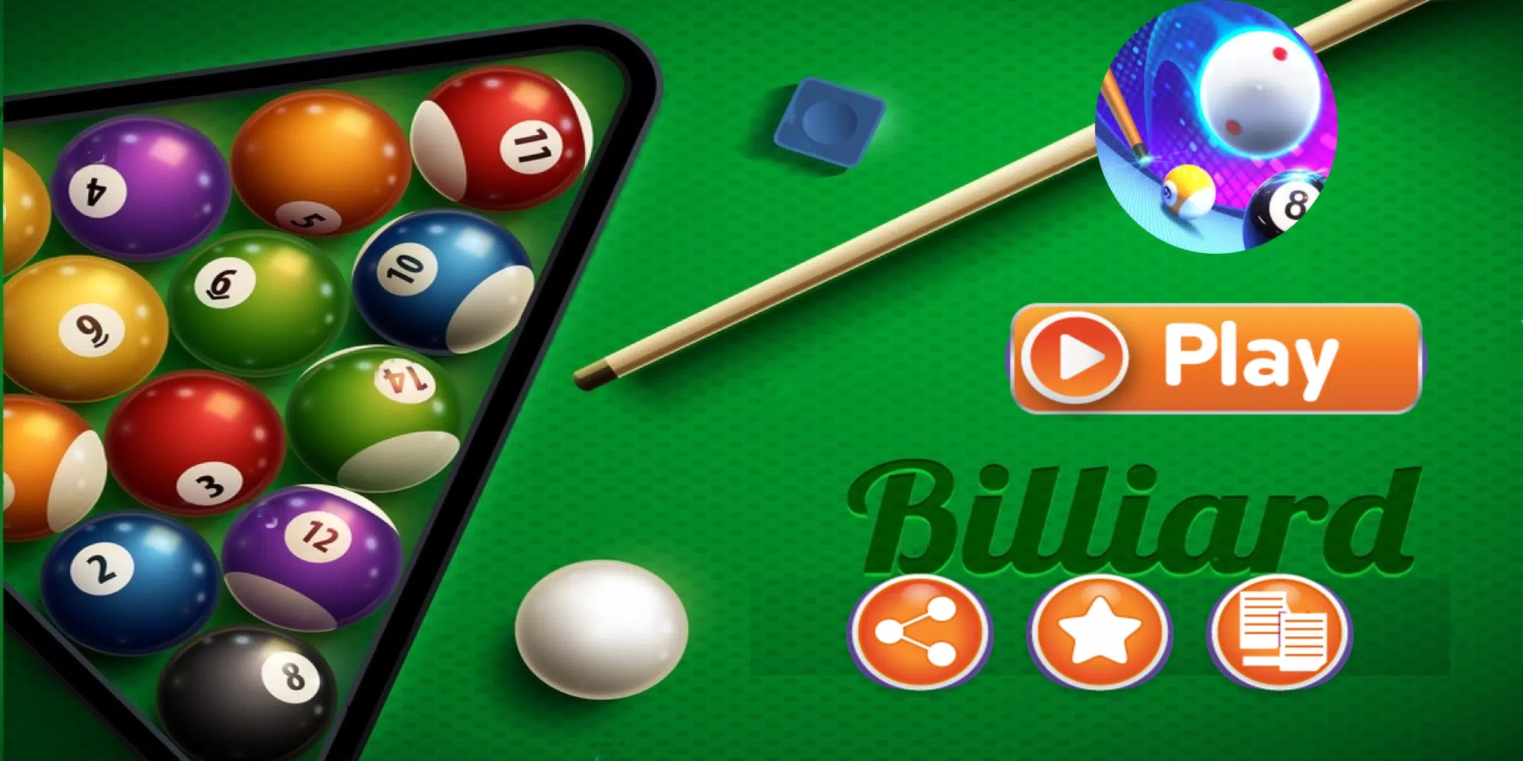 8 Ball Billiards ဖန်သားပြင်ဓာတ်ပုံ 0