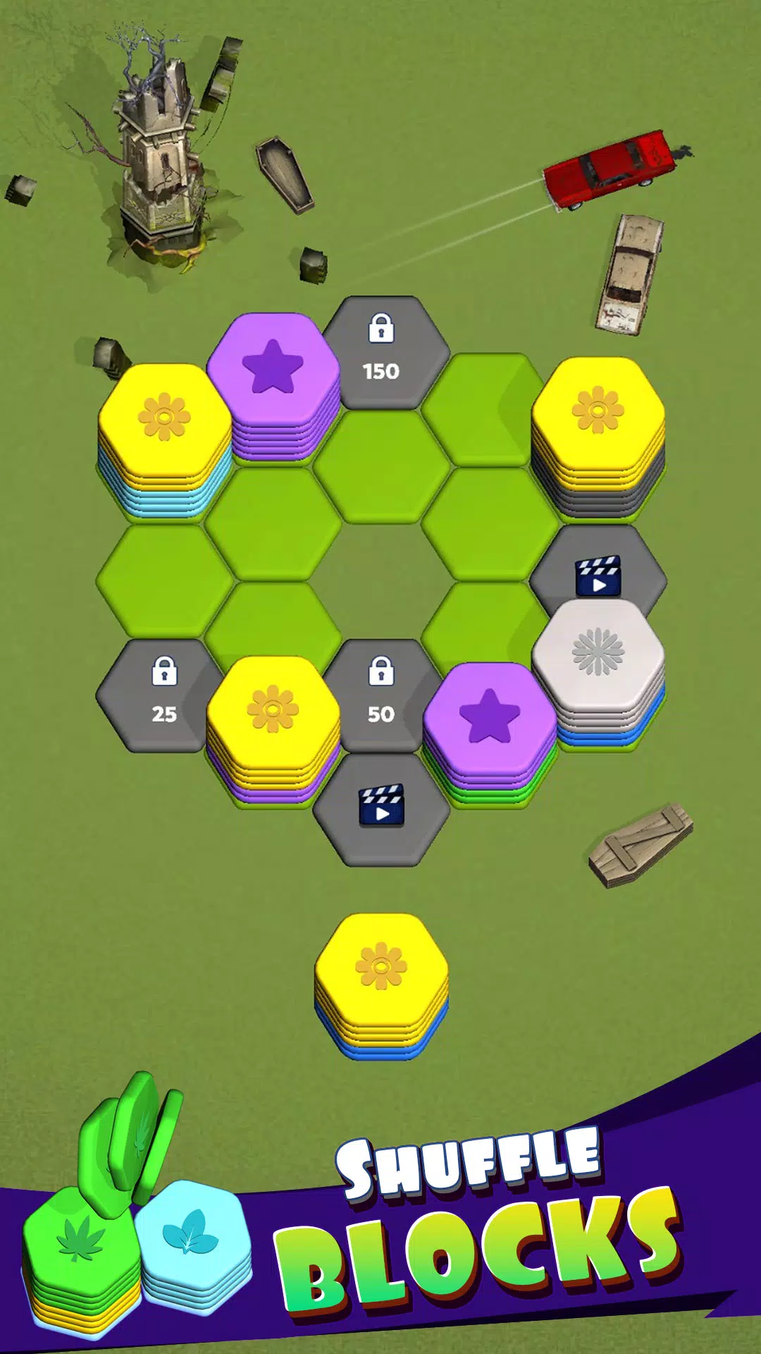 Hexa Merge Sort Block Puzzle Captura de tela 2
