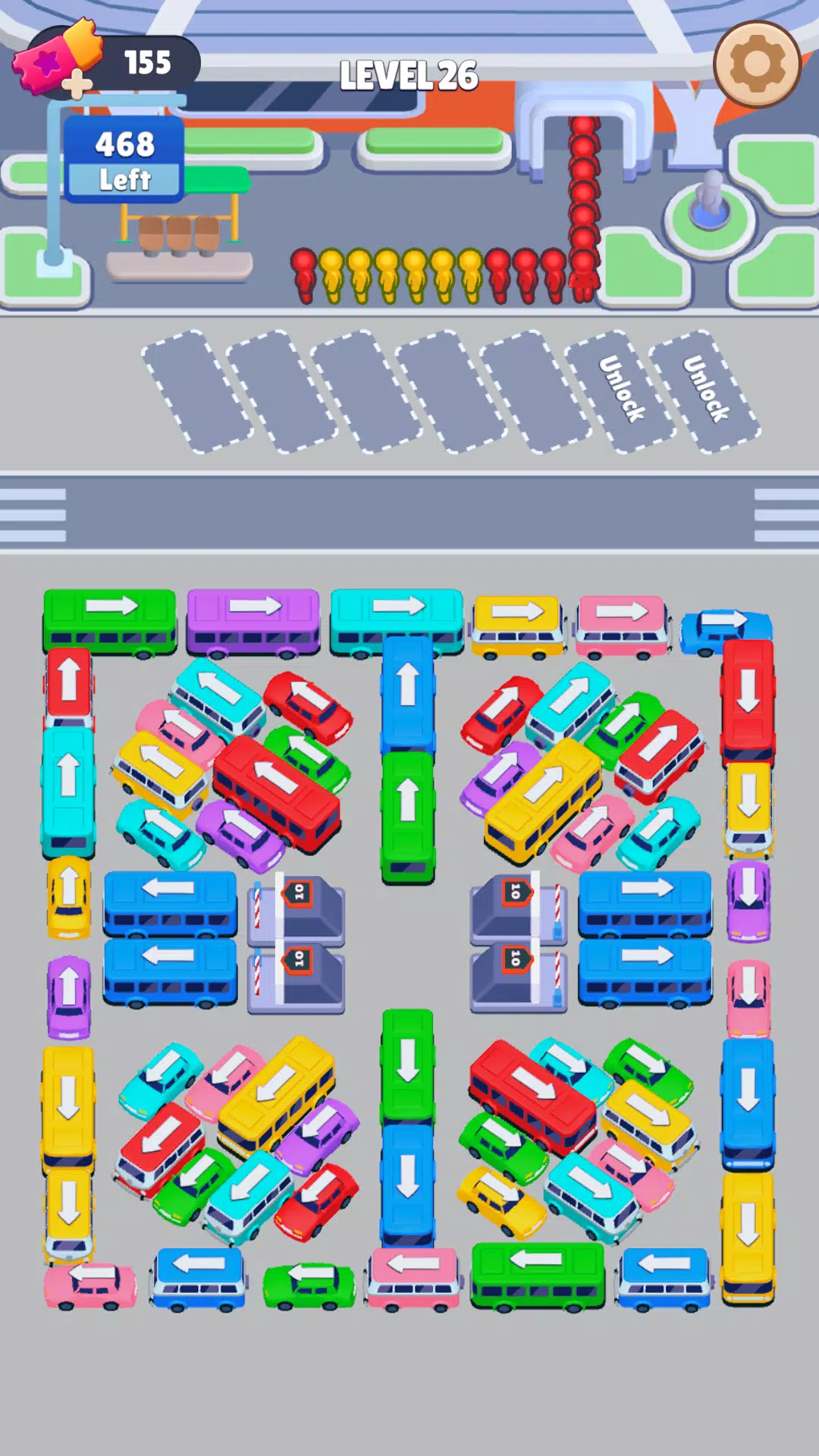 Bus Sort: Car Parking Jam Screenshot 0