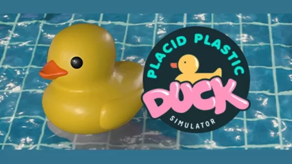 Welcome to Placid Plastic Duck Simulator — where every ripple tells a story, and floating is the only philosophy.
🌊 You are now a rubber duck—soft, buoyant, and blissfully unbothered. Your body is a smooth, polyethylene sculpture of serenity. Your eyes are two black dots, perpetually wide with innocent curiosity. You have no purpose. You have no fear. You have only the gentle embrace of still water and the quiet rhythm of life as a duck who has accepted that, for now, floating is enough.  

[SIMULATION INITIATED]
🌤️ The morning sun glimmers off the surface of a porcelain bathtub, bathed in pale morning light. You’re nestled in a warm, soapy swirl, bobbing gently between two bath toys: a grumpy plastic penguin and a sentient-looking bath bomb who whispers cryptic thoughts about existential dread.
— DUCK TALK —  

