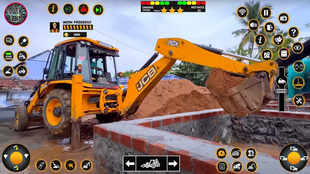 Snow Excavator Game: JCB Games 스크린샷 1