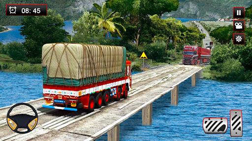 Real Indian Truck Simulator 3D Schermafbeelding 1