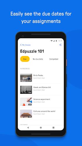 Edpuzzle Captura de tela 2