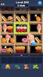 Food Match 3D: Tile Puzzle 螢幕截圖 3