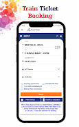 IRCTC Train Ticket Booking App Captura de tela 1