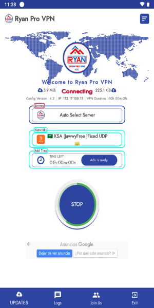 Ryan Pro VPN Mod 스크린샷 0