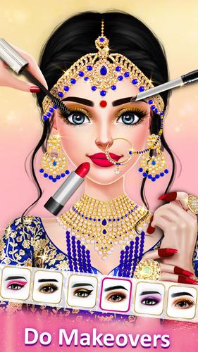 Indian Wedding Dress up games Schermafbeelding 1