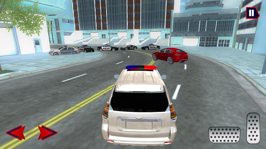 US Police Prado: City Car Captura de tela 3