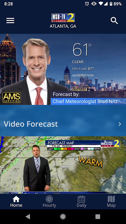 WSB-TV Weather ภาพหน้าจอ 1