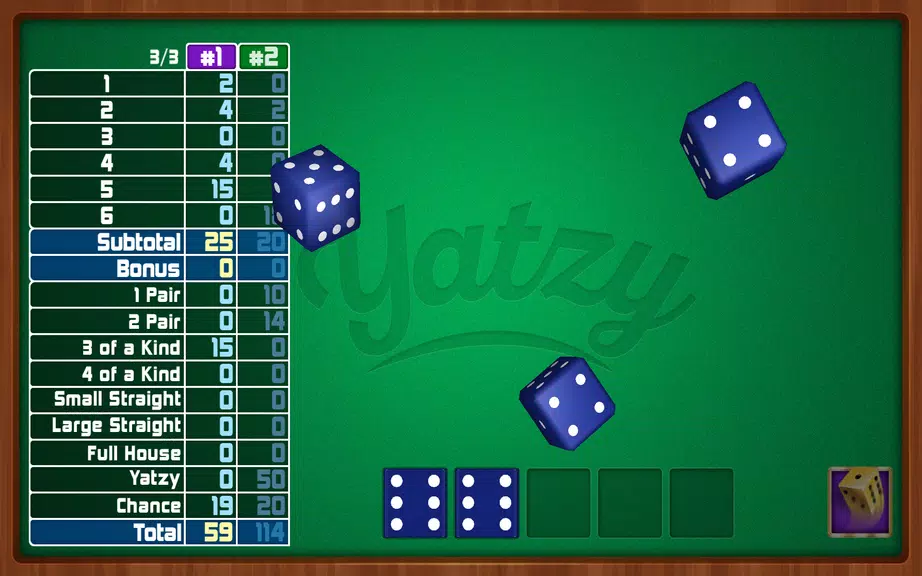 Yatzy Dice Game应用截图第2张
