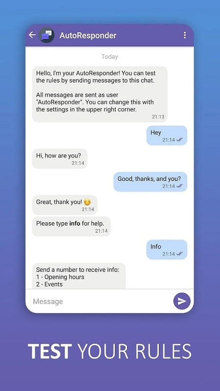 Schermata AutoResponder for VB 3