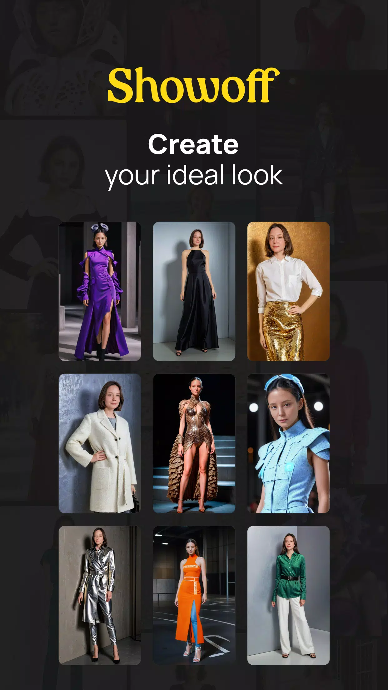 Showoff: create an ideal look ဖန်သားပြင်ဓာတ်ပုံ 0