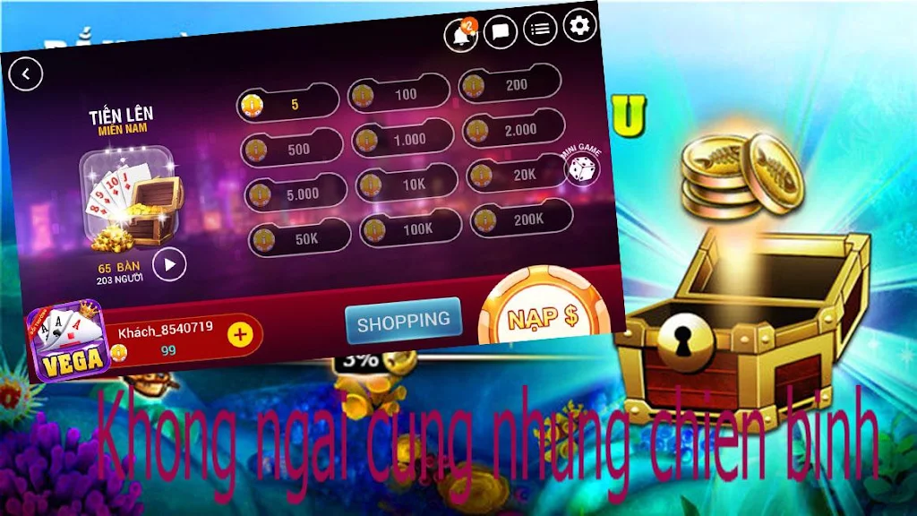 VEGA - Game danh bai doi thuong Ảnh chụp màn hình 0