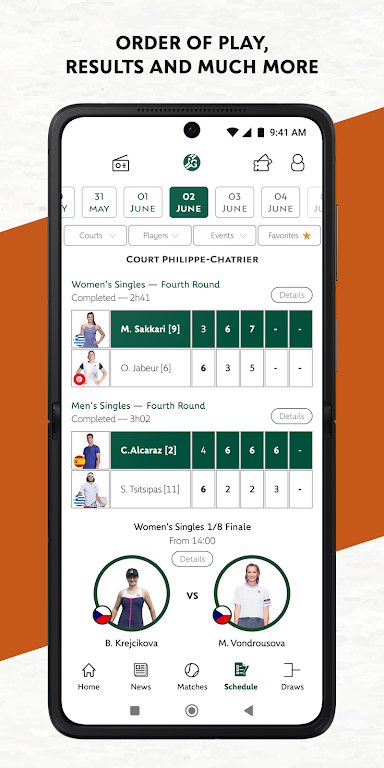 Roland-Garros Official应用截图第3张