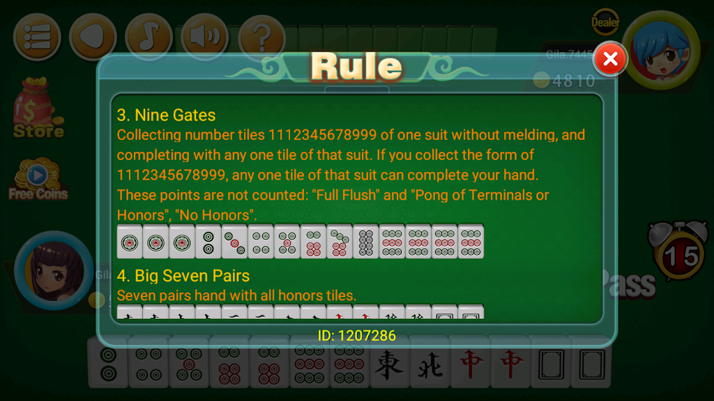Mahjong 2P: competition Ảnh chụp màn hình 3