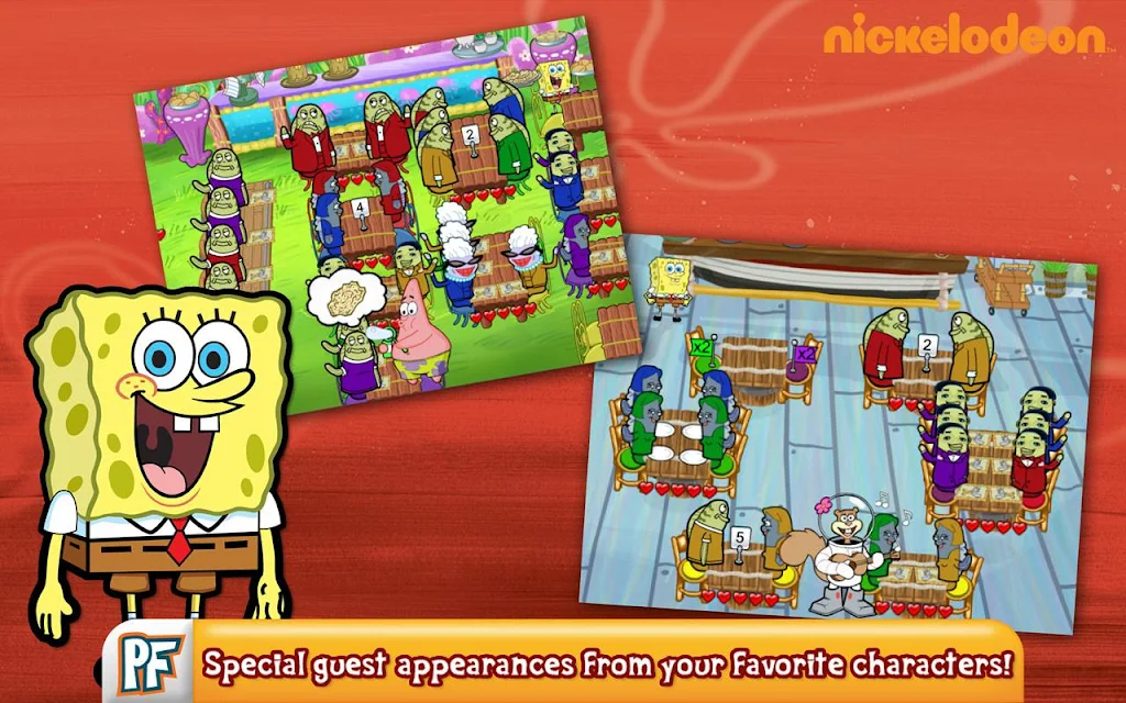 SpongeBob Diner Dash Captura de pantalla 1