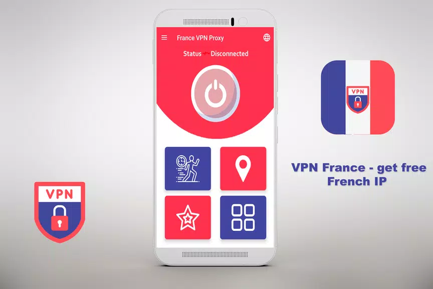 VPN Free - get free French IP Security  ⭐️⭐️⭐️⭐️⭐️ Zrzut ekranu 2