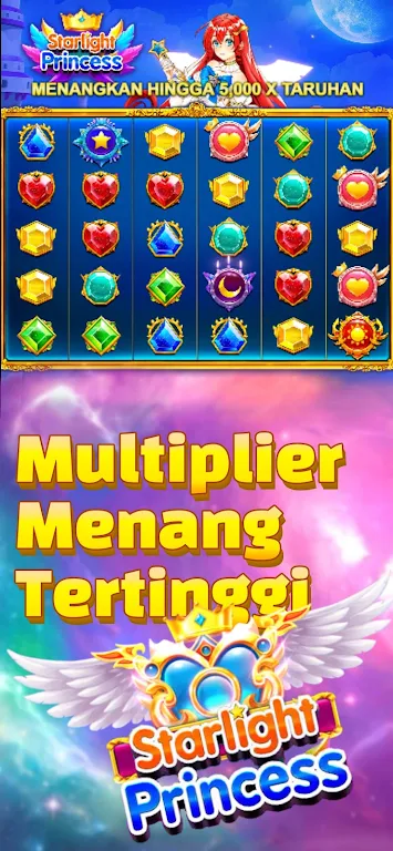 Starlight Princess Slot Demo Tangkapan skrin 2