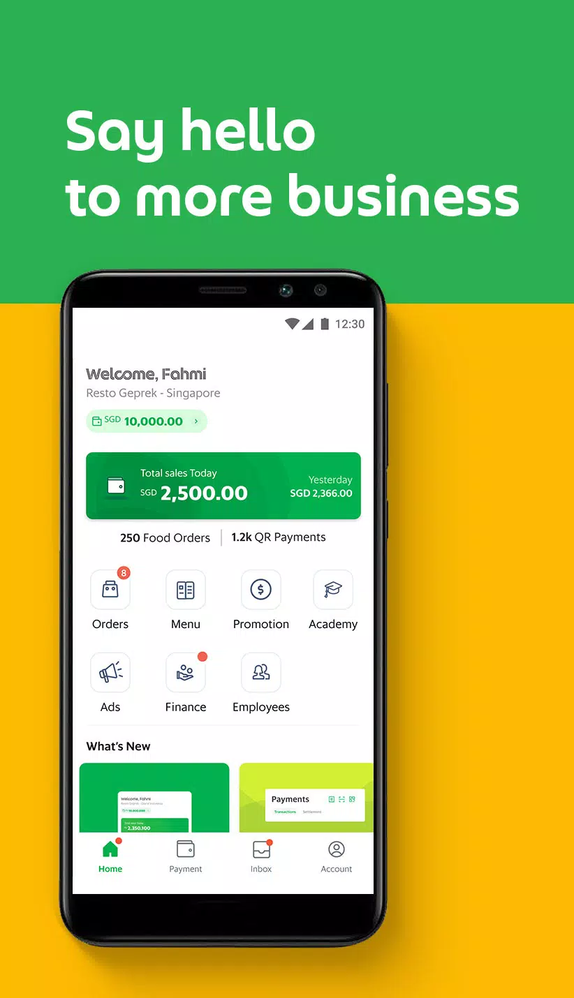 GrabMerchant 螢幕截圖 0