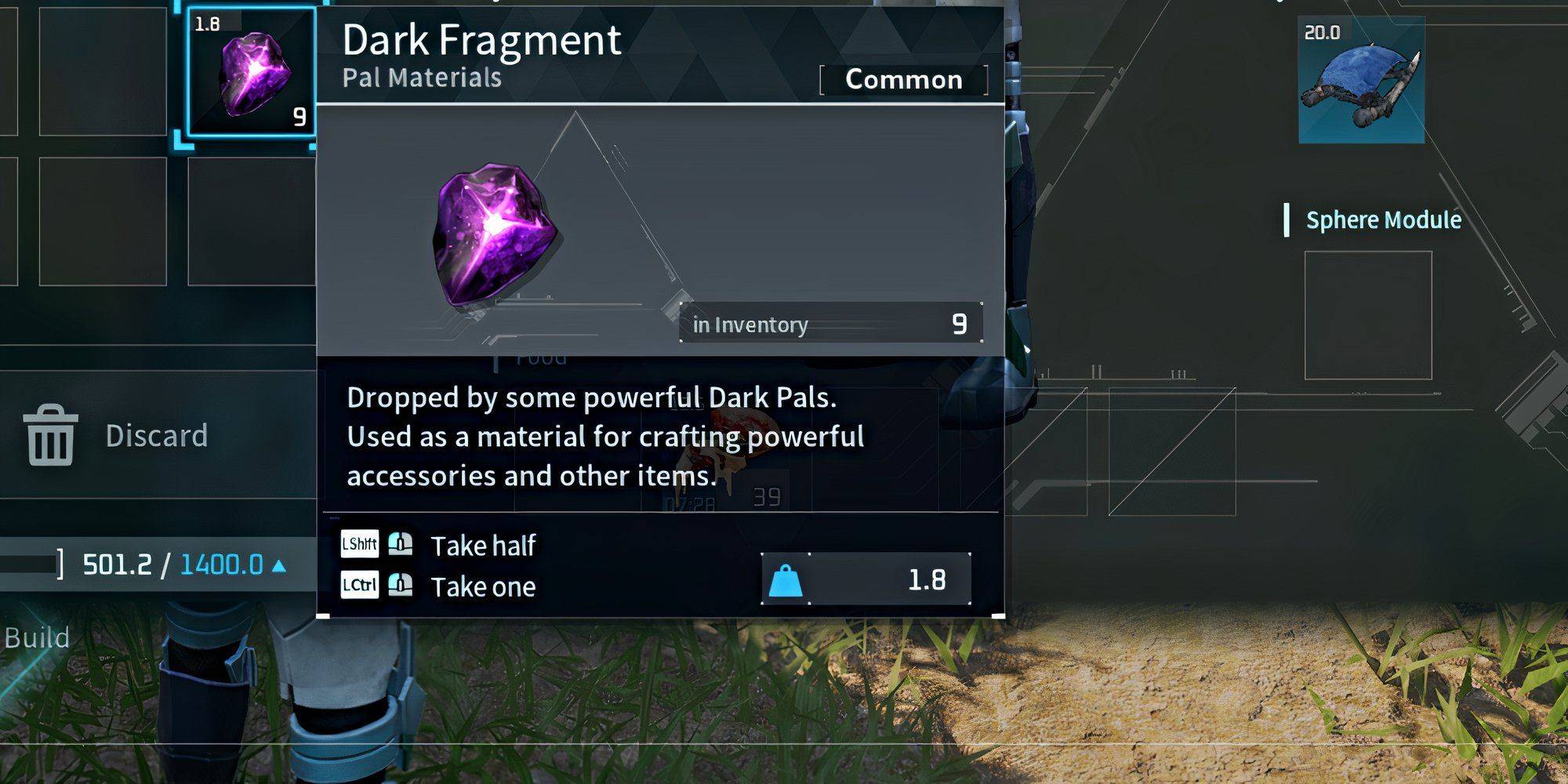 Dark Fragment Uses