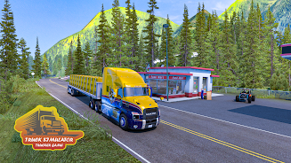 Truck Simulator : Trucker Game Captura de pantalla 0