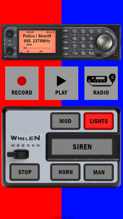 USA Siren Radio Sound Effects Schermafbeelding 0