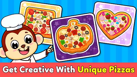 Timpy Pizza Kids Cooking Games Ekran Görüntüsü 0