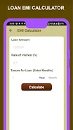 Loangrow - EMI Loan Calculator Скриншот 1