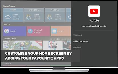 Super Smart TV Launcher ဖန်သားပြင်ဓာတ်ပုံ 3