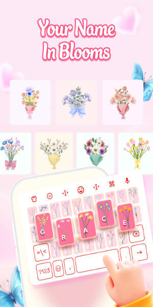 Blom: Flower Language Keyboard 스크린샷 0