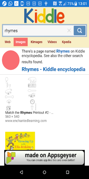 Kiddle App 스크린샷 1