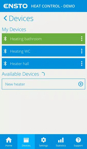 Ensto Heat Control App Скриншот 3