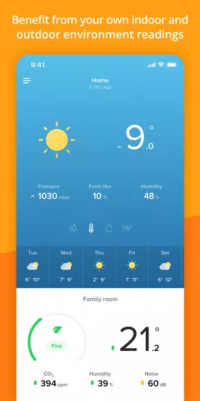 Netatmo Weather ဖန်သားပြင်ဓာတ်ပုံ 1