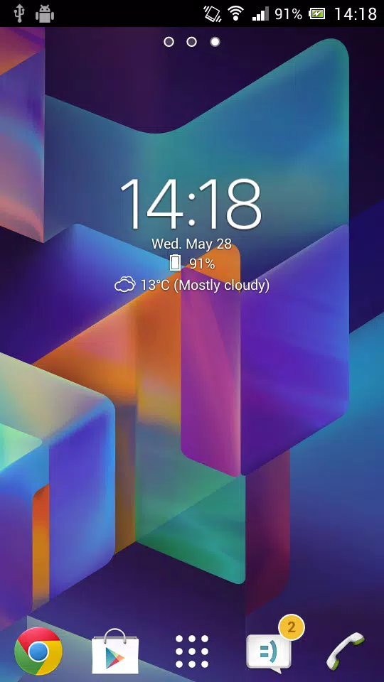 Digital Clock & Weather Widget Capture d'écran 0