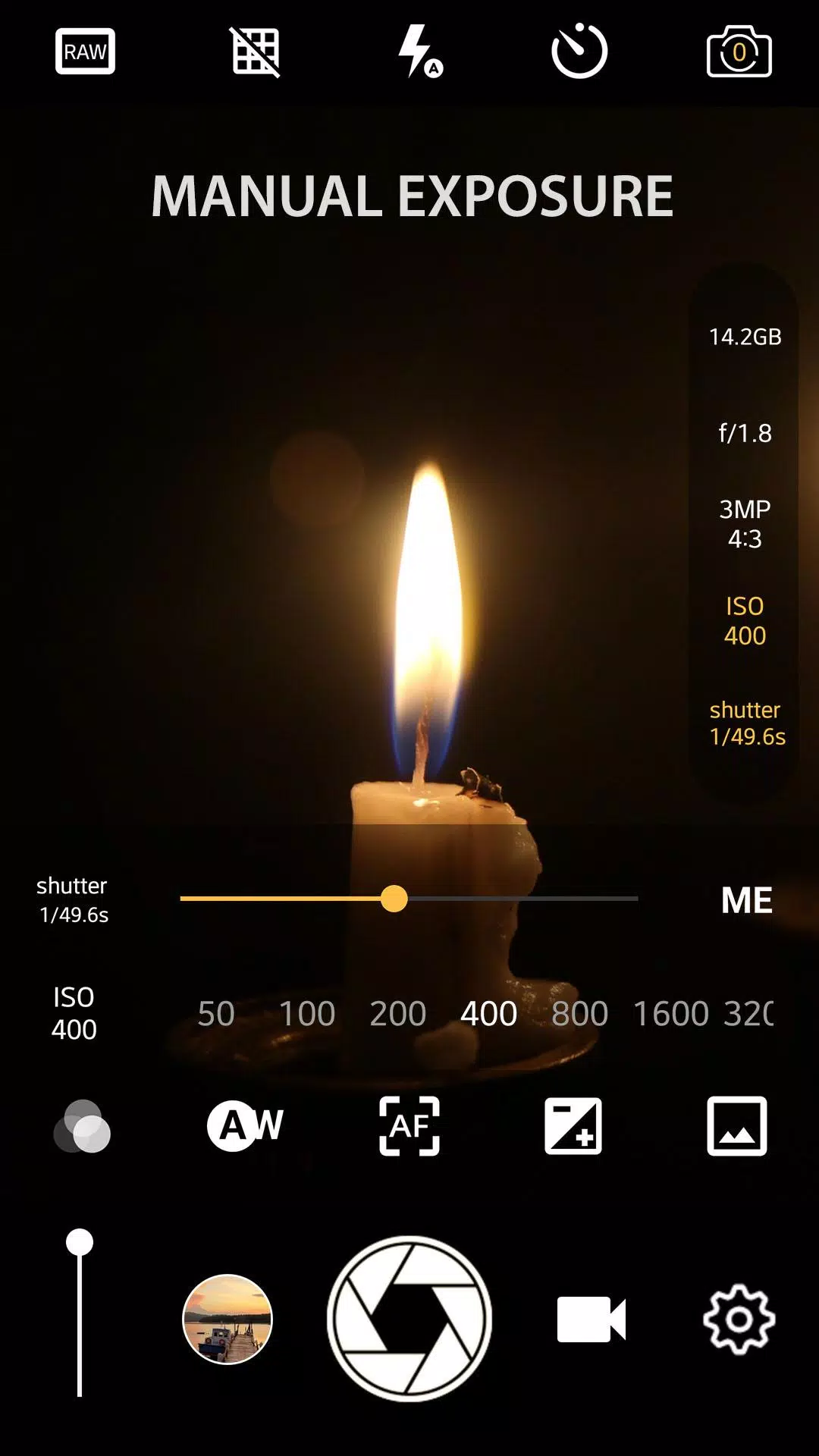 Manual Camera: DSLR Camera Pro स्क्रीनशॉट 0